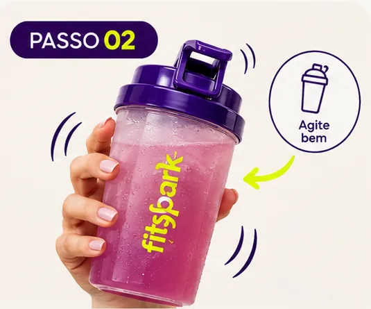 Passo 2: agite bem até dissolver